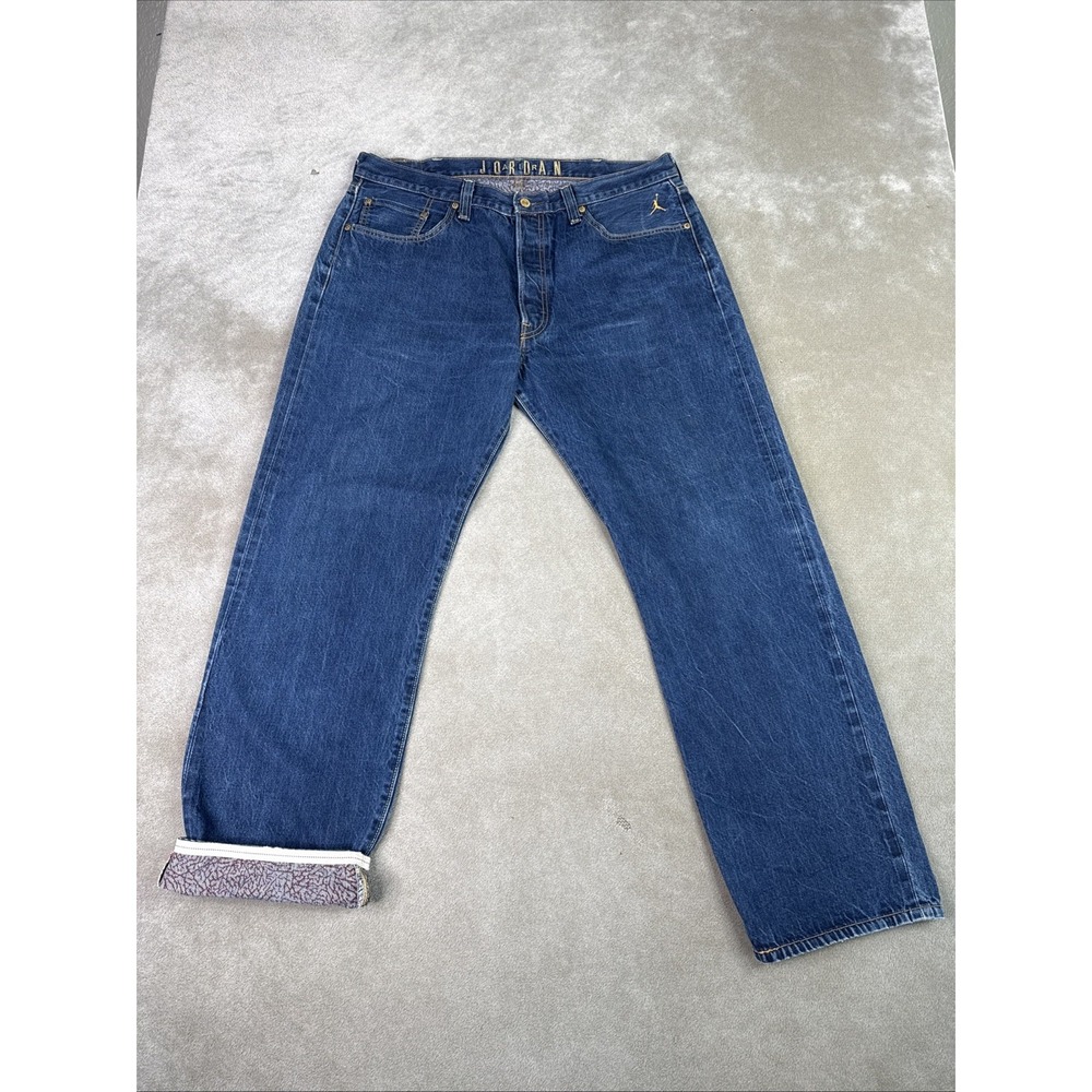 Levi's 501XX Jordan Edition jeans Mens Size 40/34 Button Fly Denim Pants